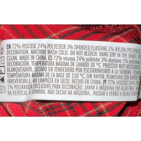 Forever 21 Plus Size Plaid Mid-Rise Flare Pants - Picture 8 of 13